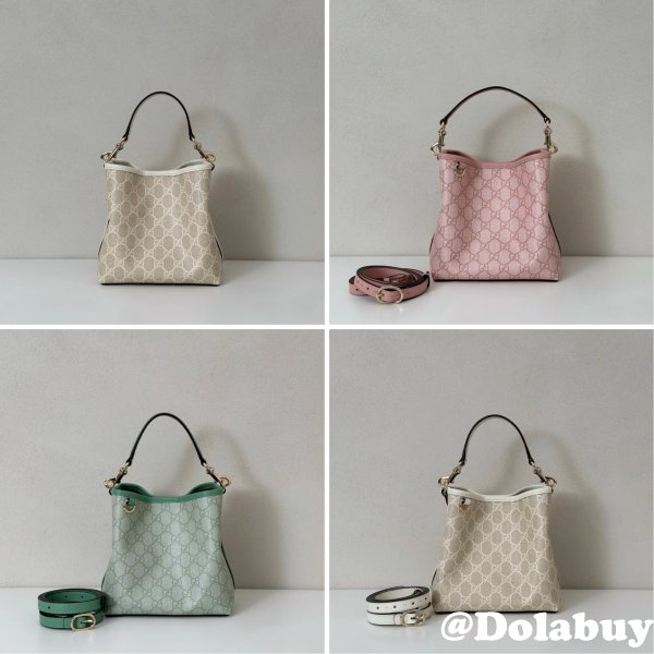 Gucci Shop The GG Emblem Mini Bucket 1:1 Mirror 815118 Bag