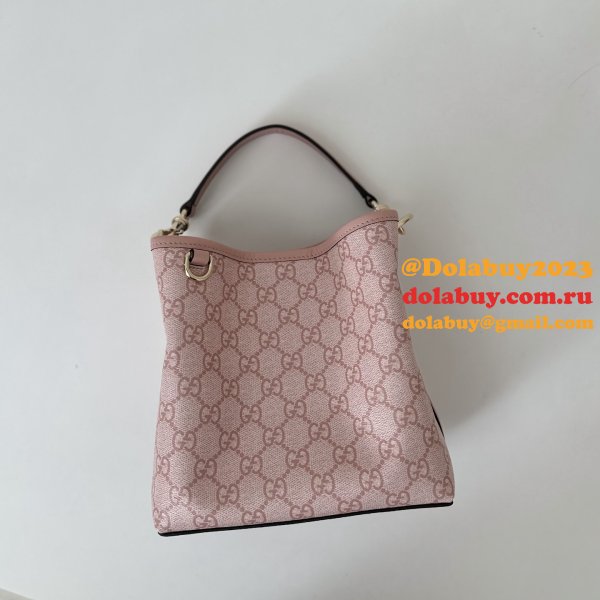 Gucci Shop The GG Emblem Mini Bucket 1:1 Mirror 815118 Bag