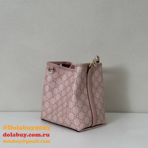 Gucci Shop The GG Emblem Mini Bucket 1:1 Mirror 815118 Bag