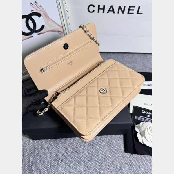 Top Quality WOC CHAIN BAG 19cm Lambskin