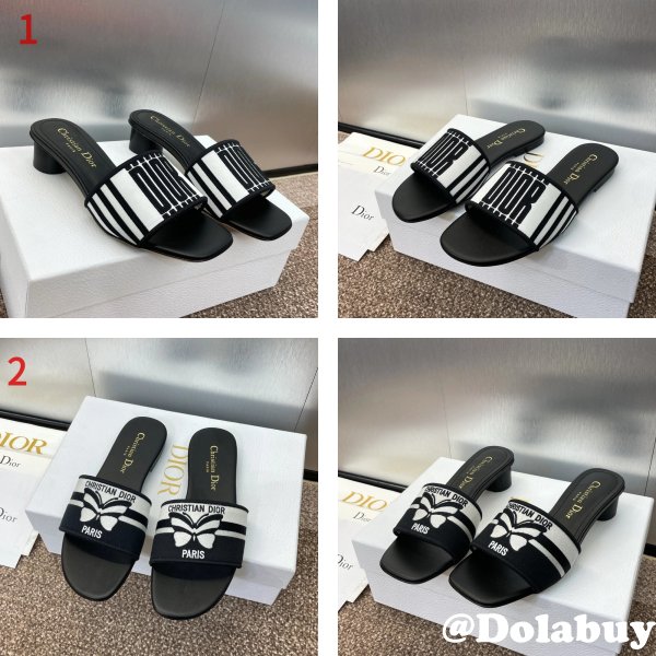 Fashion Dior Dway Slide Black
