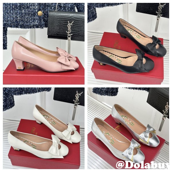 7 Star Valentino BOWOW PUMP IN KIDSKIN