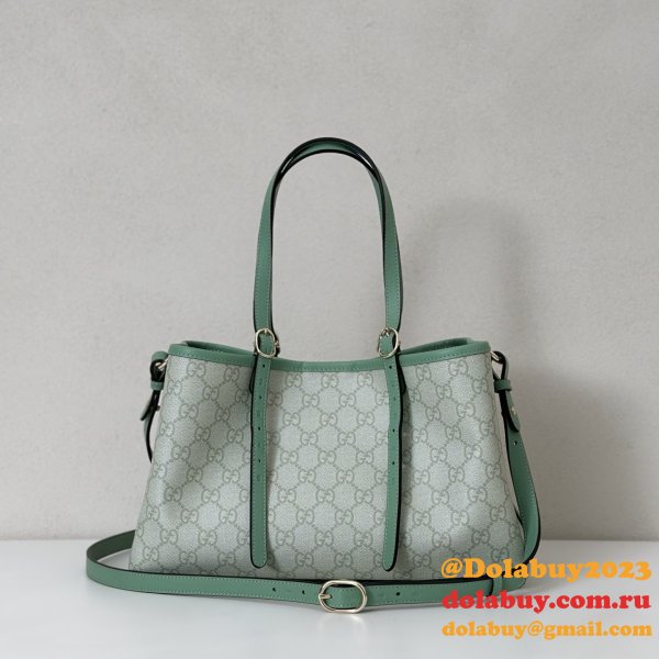 Gucci Inspired GG Emblem Small Tote Shoulder 815214 Bag