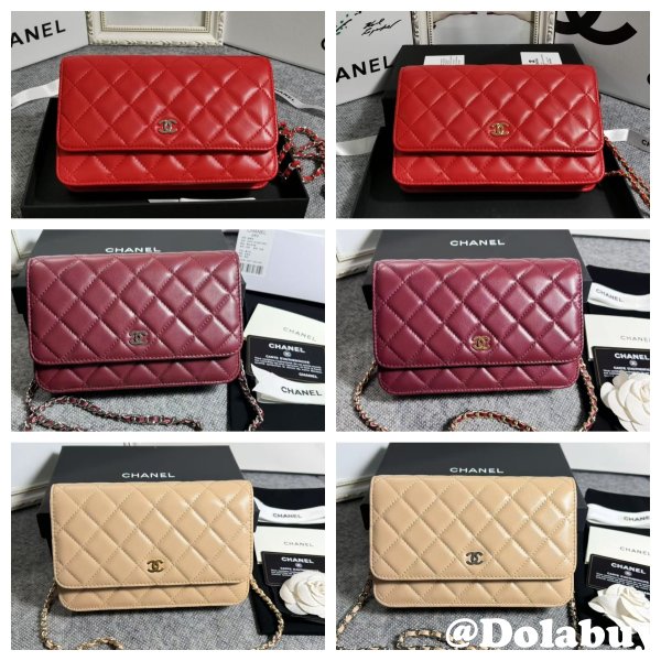Top Quality WOC CHAIN BAG 19cm Lambskin