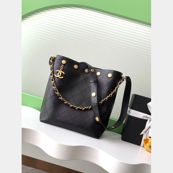 Replica AS5406 Spring-Summer 2025 Large Bucket Black Bag