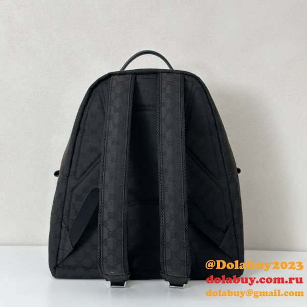 Gucci Medium GG Backpack With Web Men 824624 Replica Bag