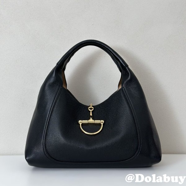 Gucci Softbit Maxi Shoulder Black 837466 Copy Bag