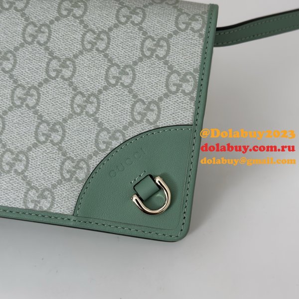 Gucci Designer GG Emblem Zip Around Wallet 819122