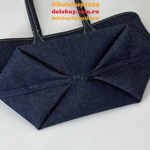 Gucci 820496 Totissima Shoulder Tote GG Denim Replica Bag