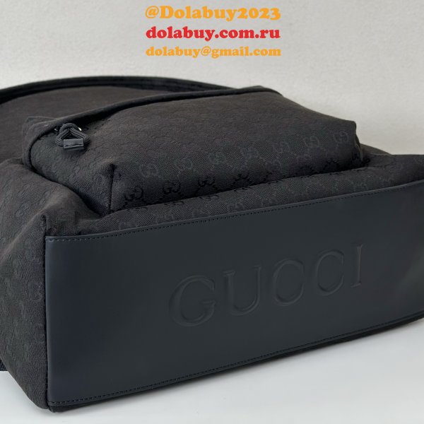 Gucci Medium GG Backpack With Web Men 824624 Replica Bag