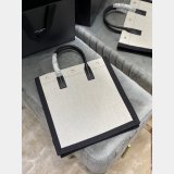 Cheap Replica Saint Laurent Rive Gauche Shopping 631682 Bag In Linen and Cotton
