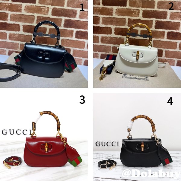 Top Quality Gucci Bamboo 1947 Small Top Handle Bag #675797
