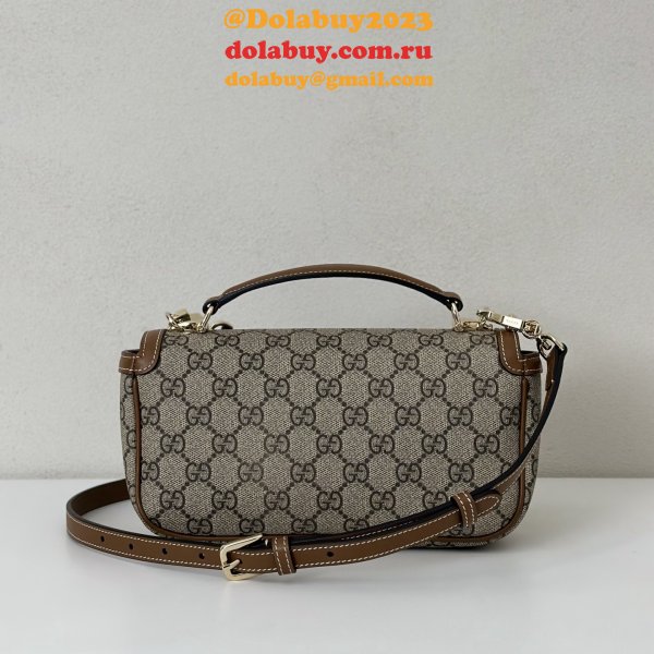 Designer Gucci Horsebit 1955 Soft Small Top Handle Shoulder 815206 Bag