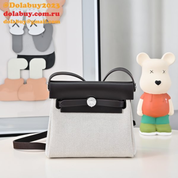 Luxury Hermès Herbag 20CM Replica UK AAAA+ Bags Online