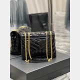 Designer Fake YSL Loulou 494699/467072 Black Handbags Online