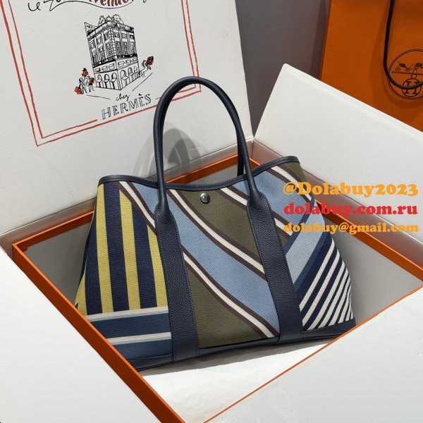 AAA+ Hermes Garden Party Fjord 30/36CM Luxury Bag