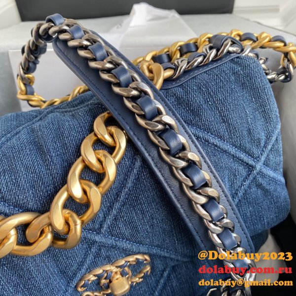 CC Top Quality 19 Large Flap Replicas Bag