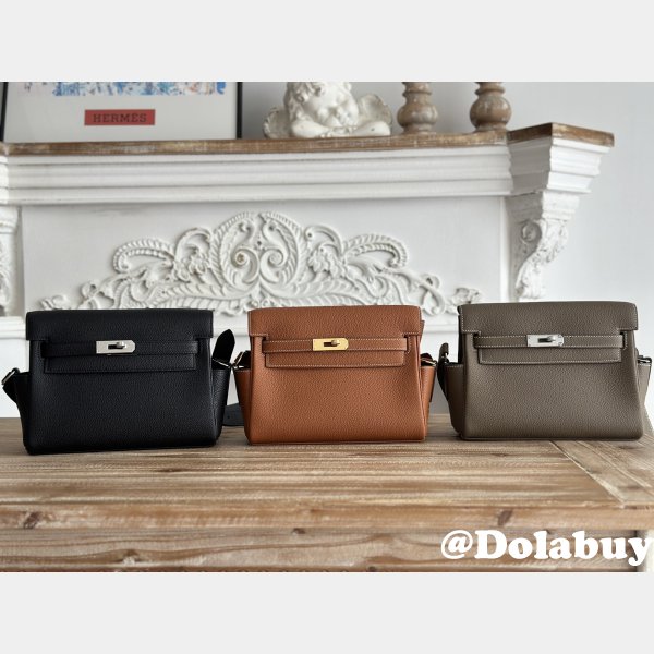 Inspired Hemes Togo Kelly Messengr 25CM Top Bag