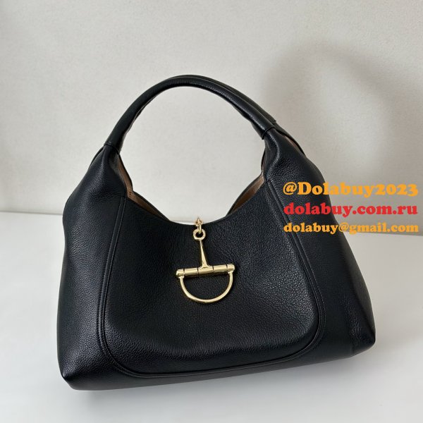 Gucci Softbit Maxi Shoulder Black 837466 Copy Bag