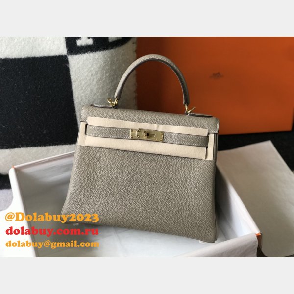 High Quality Customize Hermes Kelly 25MM/28MM TOGO LEATHER For Sale