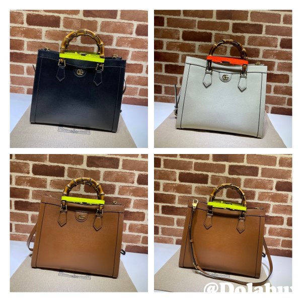 Gucci Best Quality Designer Replica Diana medium tote leather bag