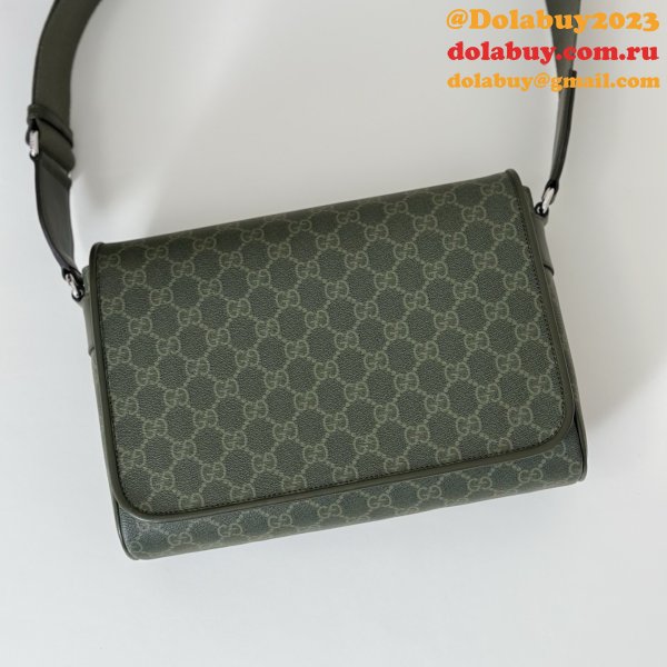 Gucci GG Green Medium Crossbody Wholesale 792124 Men Bag