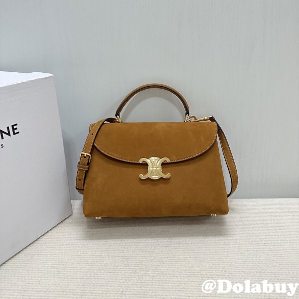 TOP CELINE Medium Nino Bag in Nubuck Calfskin 117523