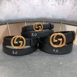 Gucci Belt With Double G Buckle 20mm,30mm,40mm Black Luxury