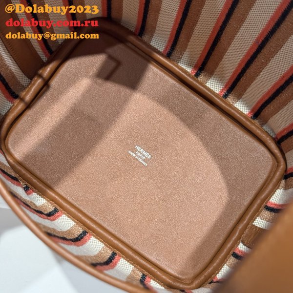 Designer Hermes Replica Picontin Lock 18CM Tote Bag