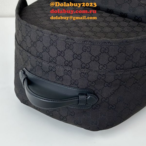 Gucci Medium GG Backpack With Web Men 824624 Replica Bag