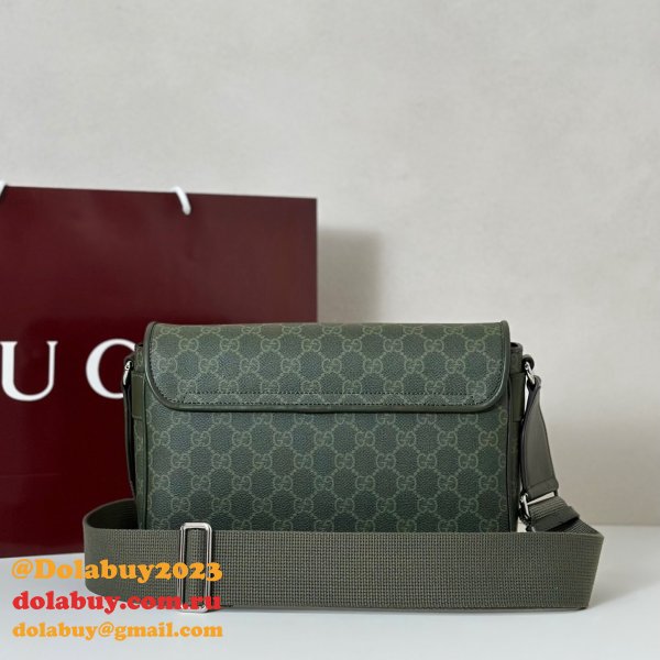 Gucci GG Green Medium Crossbody Wholesale 792124 Men Bag