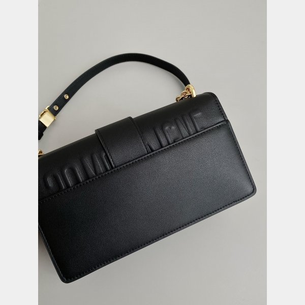 Replica Dior Black/White Montaigne High Quality 9207 Bag 21.5CM