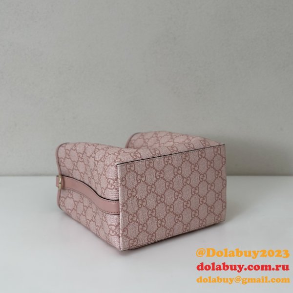 Gucci Shop The GG Emblem Mini Bucket 1:1 Mirror 815118 Bag
