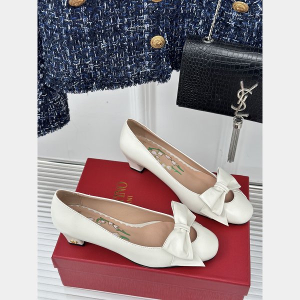 7 Star Valentino BOWOW PUMP IN KIDSKIN