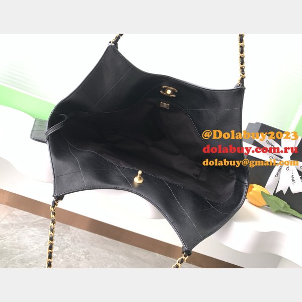 Replica 1:1 Mirror AS5466 & AS5463 Hobo Black Handbag