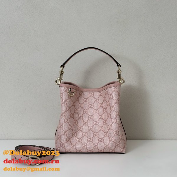 Gucci Shop The GG Emblem Mini Bucket 1:1 Mirror 815118 Bag